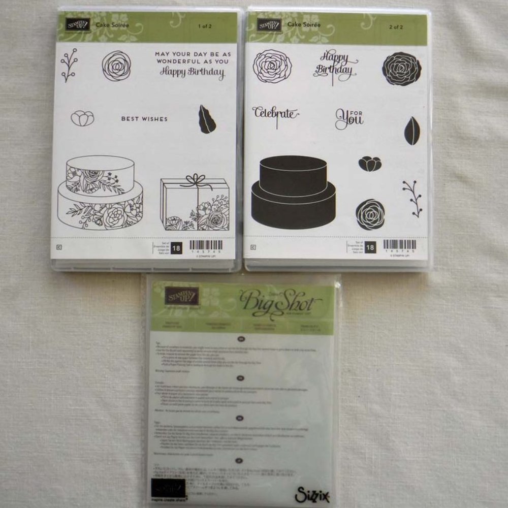 Stampin' Up! Cake Soiree & Sweet Cake Dies - New